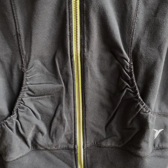 Old Navy Active Hoodie Hooded Full Zip Sweatshirt Size S Gym Training Neon - Picture 4 of 7